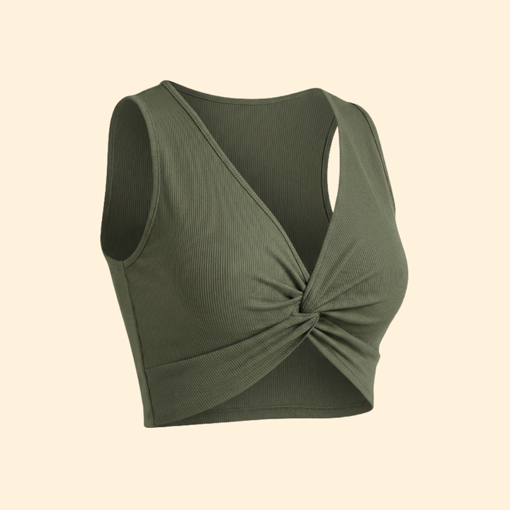 Women's Twist Front Crop Top