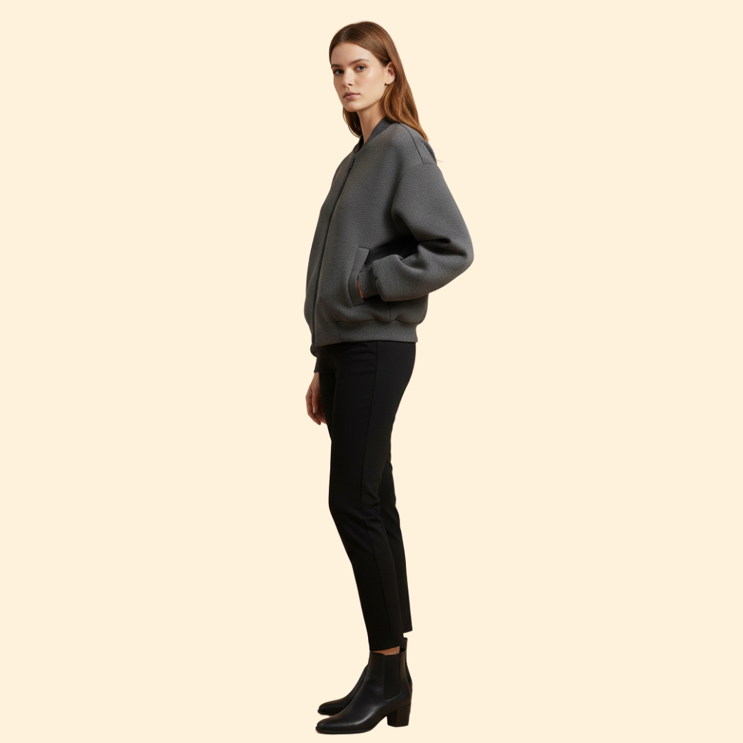 Women’s Zip Biker Jacket