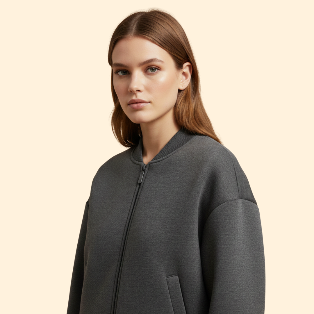 Women’s Zip Biker Jacket