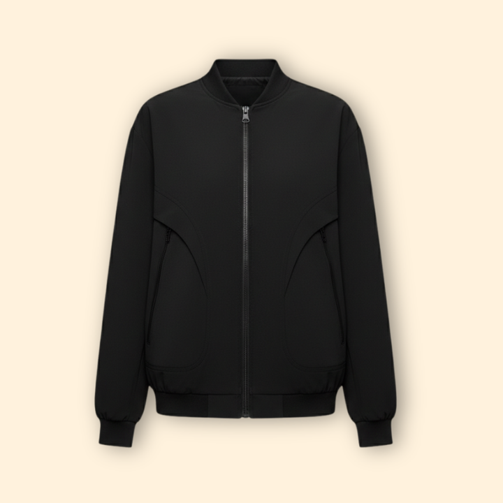 Women’s Zip Pocket Bomber Jacket