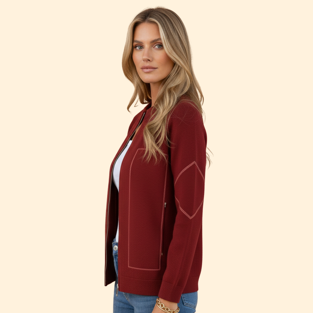 Women’s Zip Up Bomber Jacket