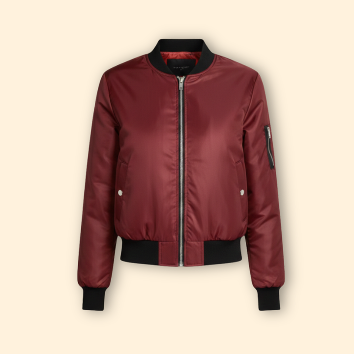Women’s Zipper Bomber Jacket