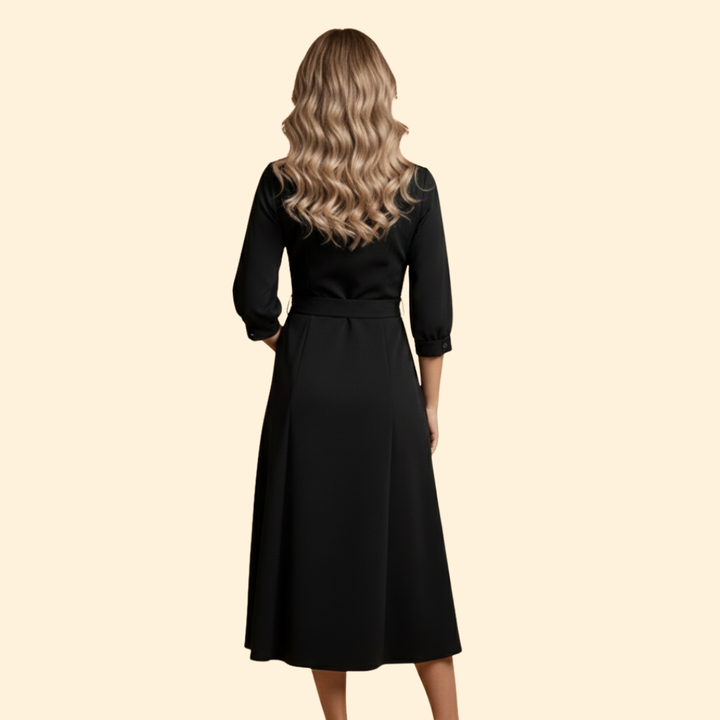 Women's A-Line V-Neck Dress