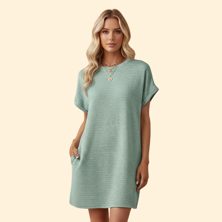 Women's Casual Relaxed Fit Dress with Pockets
