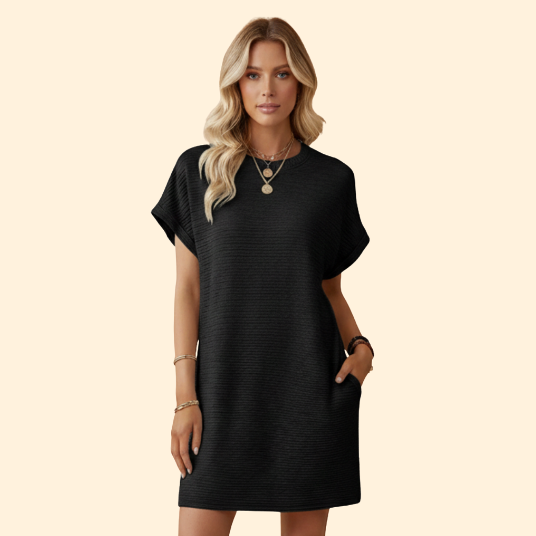 Women's Casual Relaxed Fit Dress with Pockets