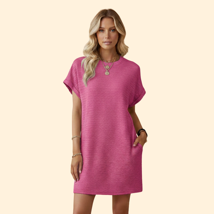 Women's Casual Relaxed Fit Dress with Pockets