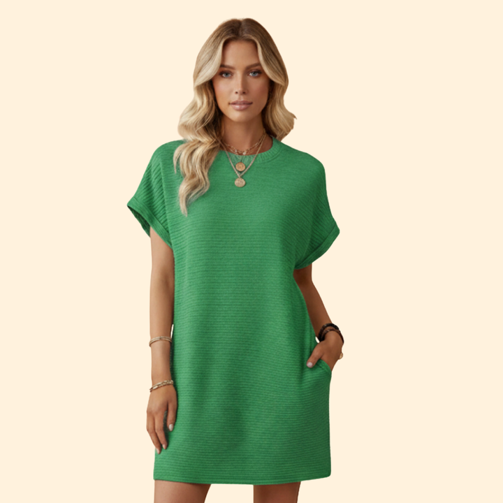 Women's Casual Relaxed Fit Dress with Pockets