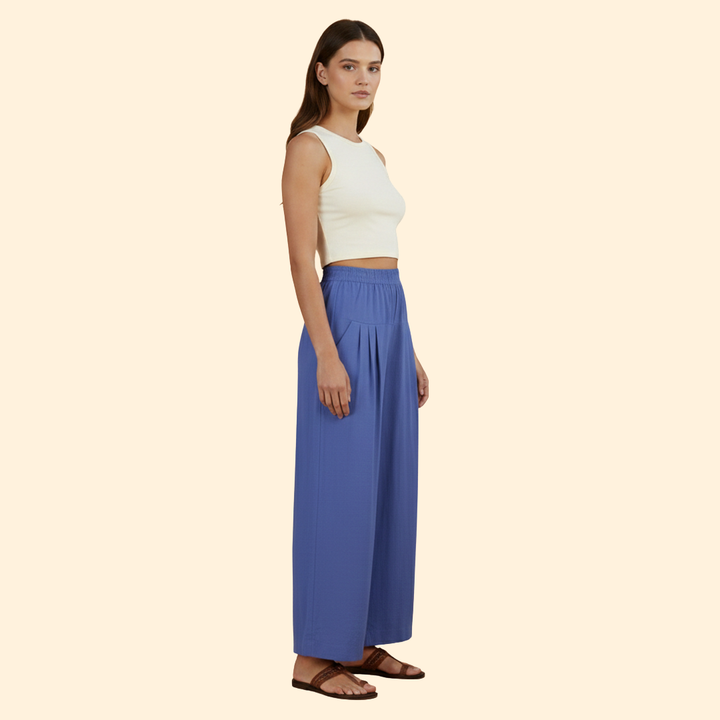 Women's Chic Pleated Trousers