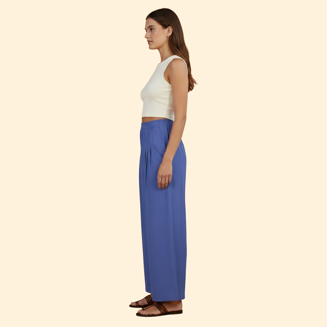 Women's Chic Pleated Trousers