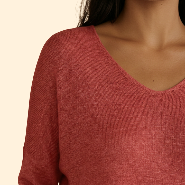 Women's Cozy V-neck Style