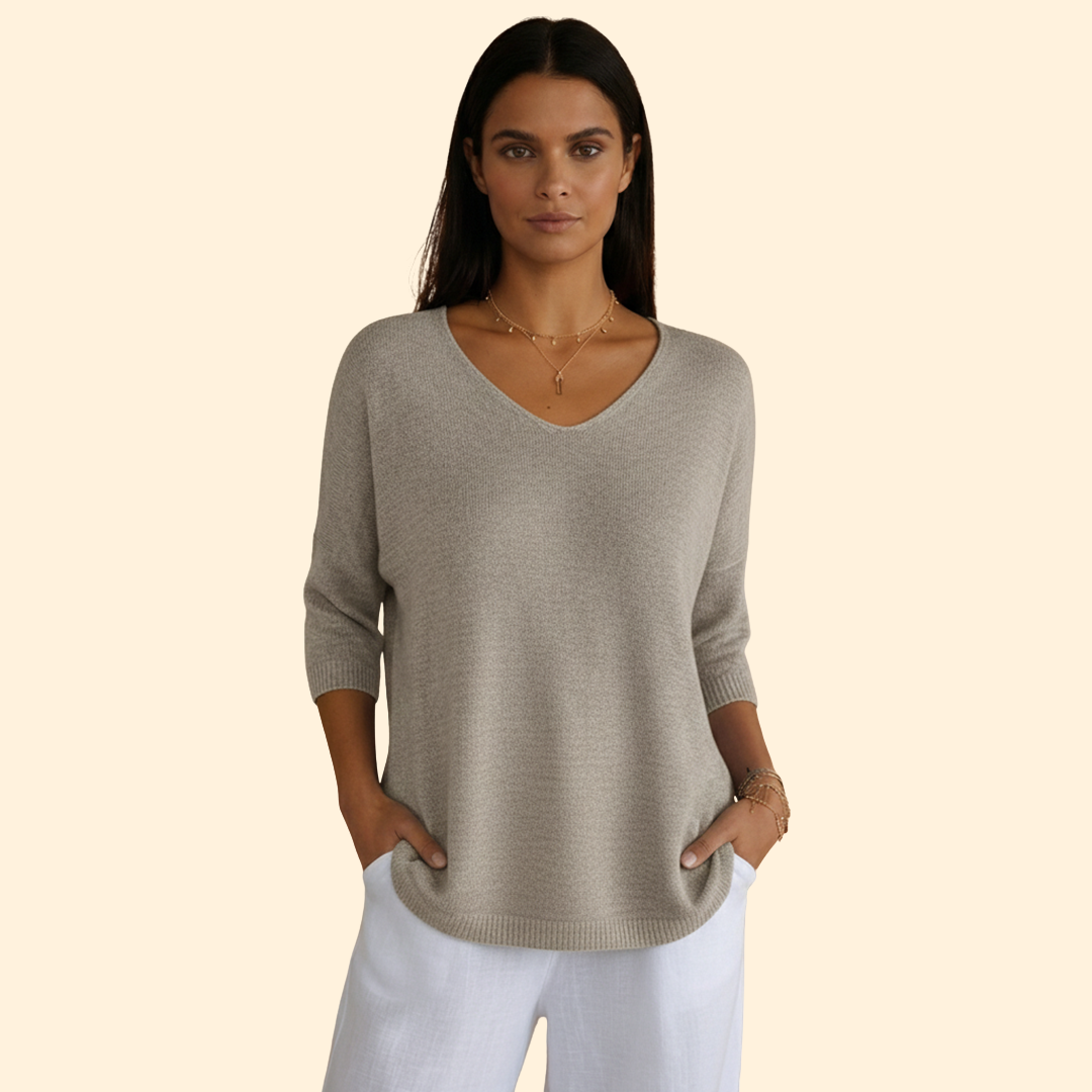 Women's Cozy V-neck Style