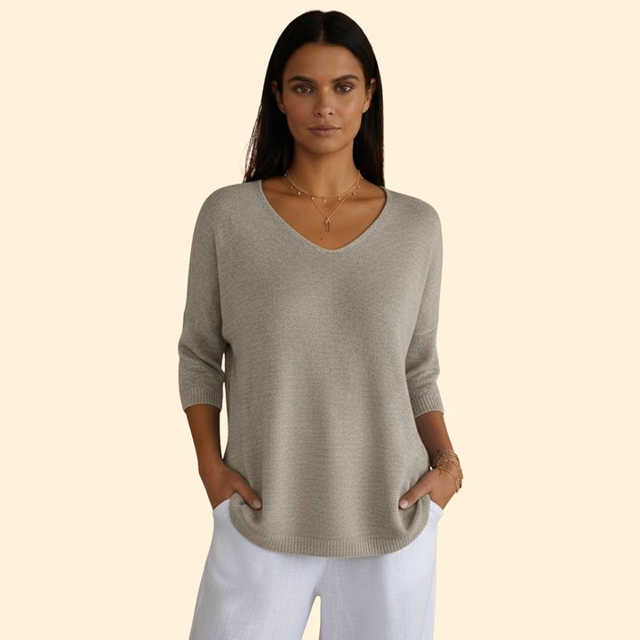 Women's Cozy V-neck Style
