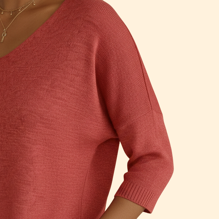 Women's Cozy V-neck Style