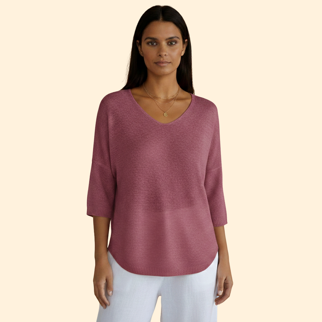 Women's Cozy V-neck Style