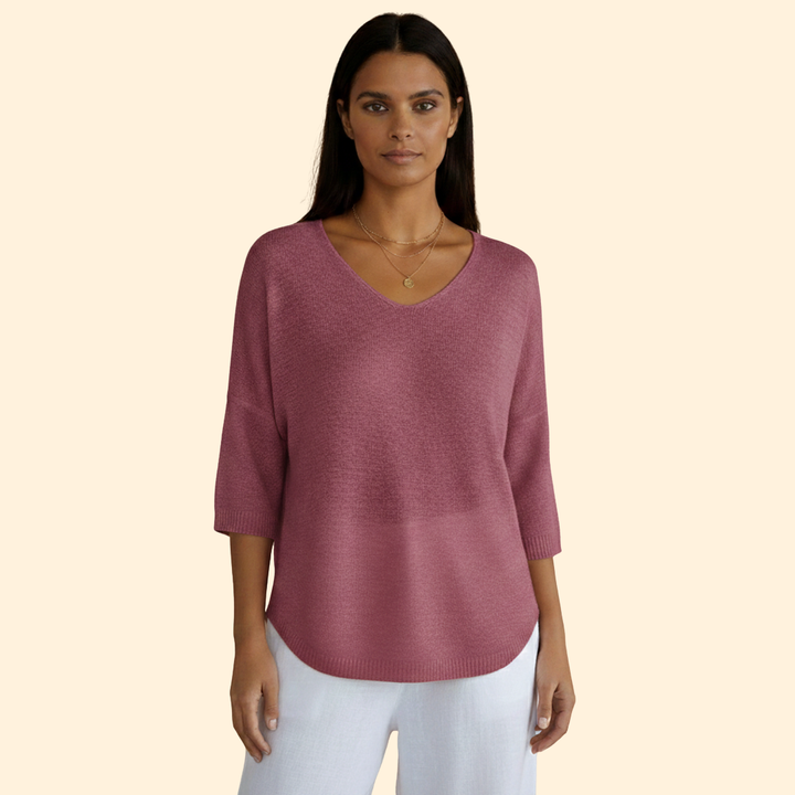 Women's Cozy V-neck Style