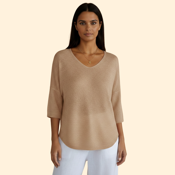 Women's Cozy V-neck Style