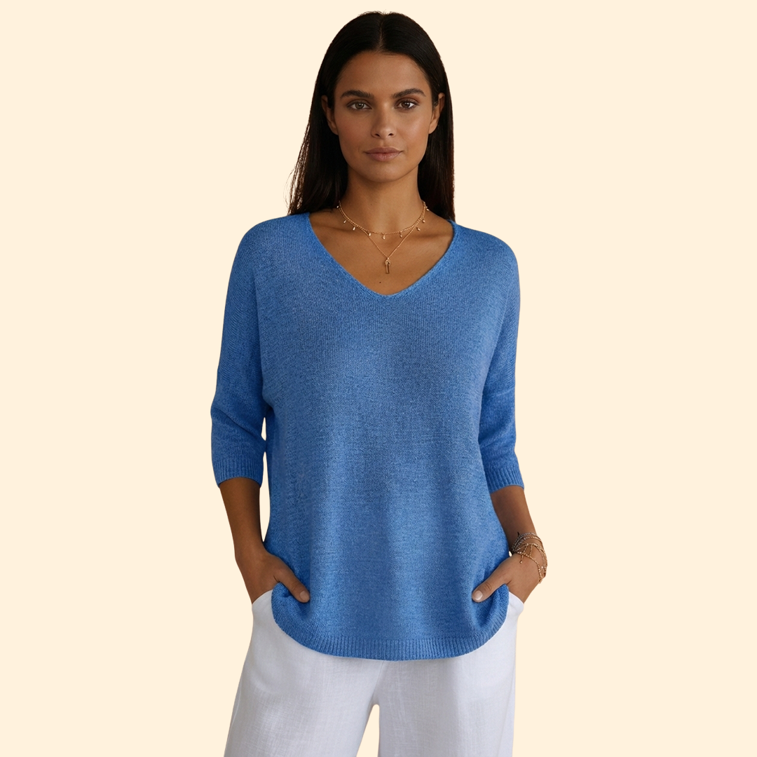Women's Cozy V-neck Style