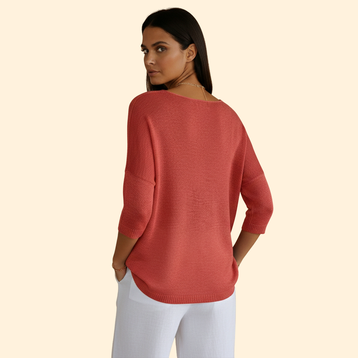 Women's Cozy V-neck Style