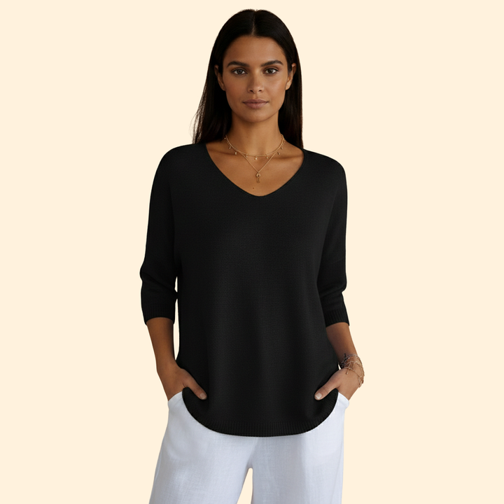 Women's Cozy V-neck Style