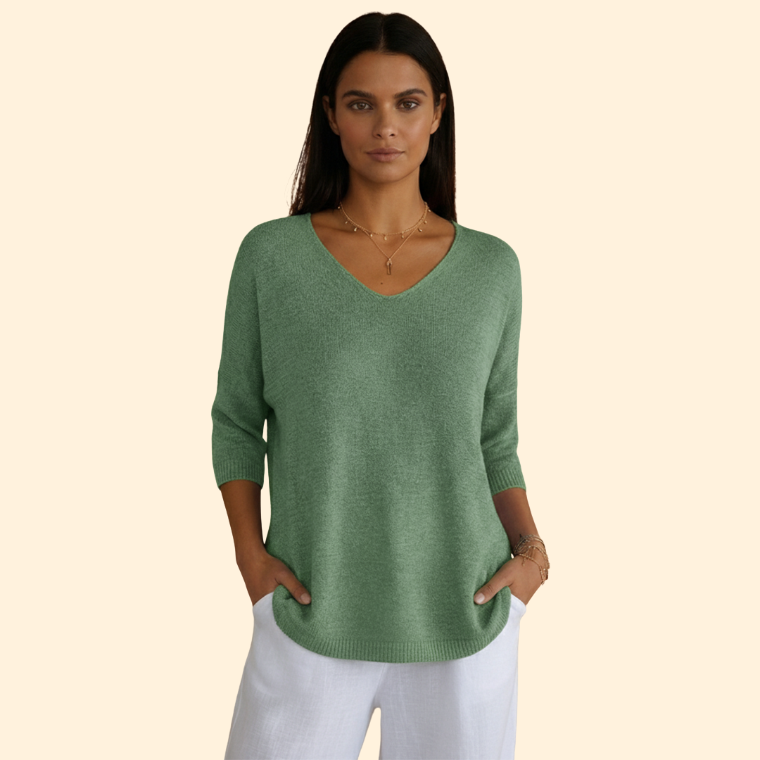 Women's Cozy V-neck Style