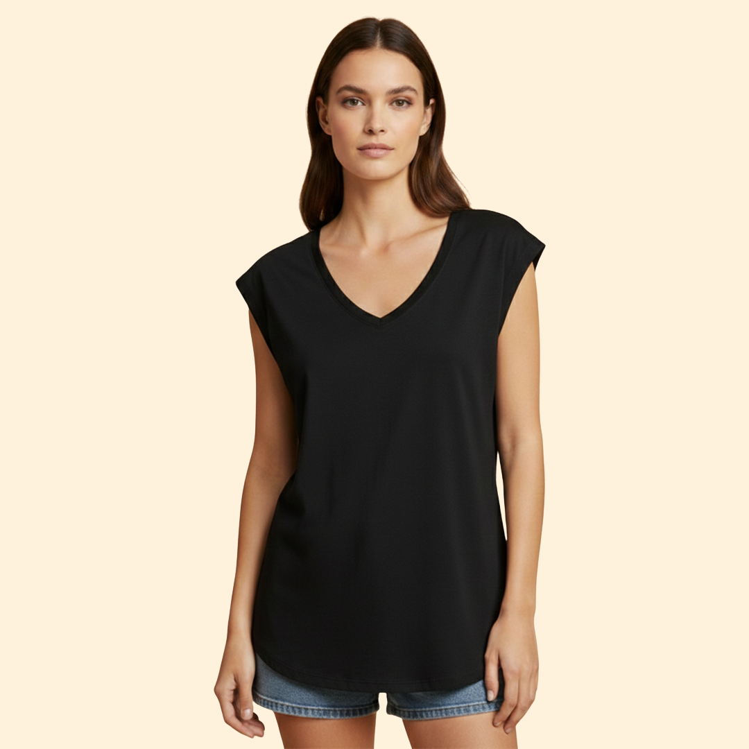 Women's Effortless V-neck Tee
