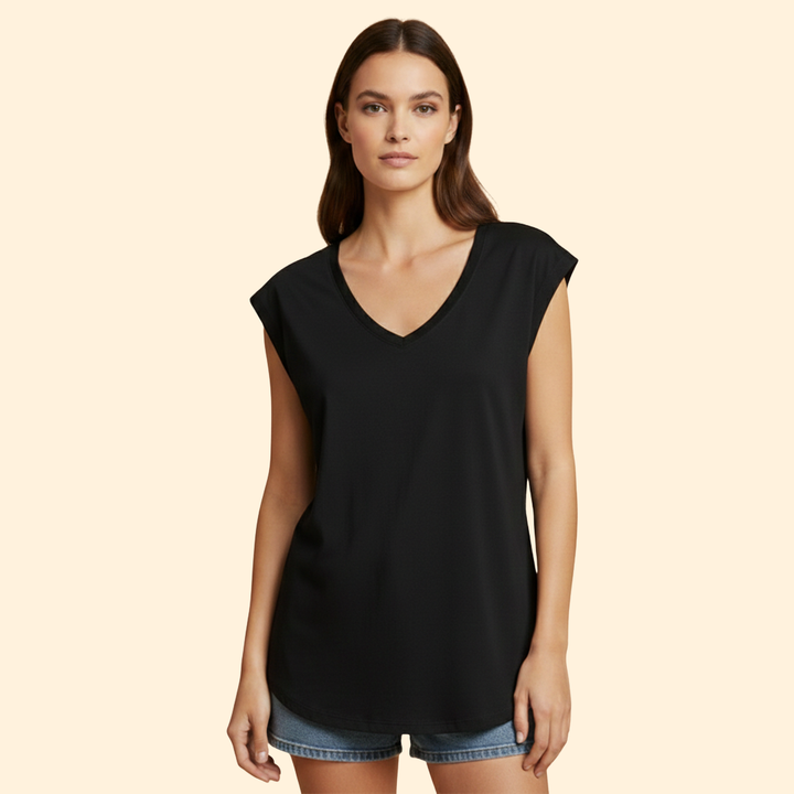Women's Effortless V-neck Tee