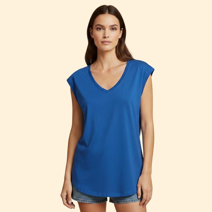 Women's Effortless V-neck Tee