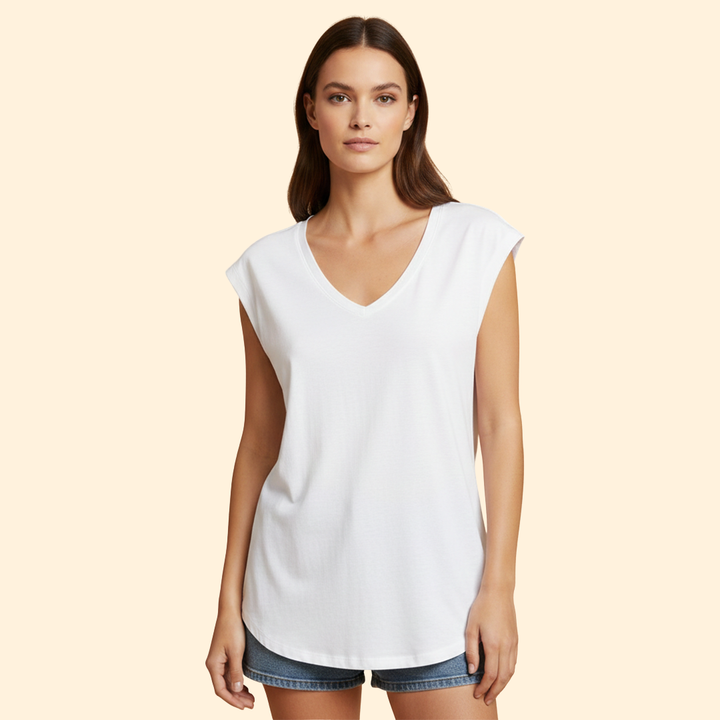 Women's Effortless V-neck Tee
