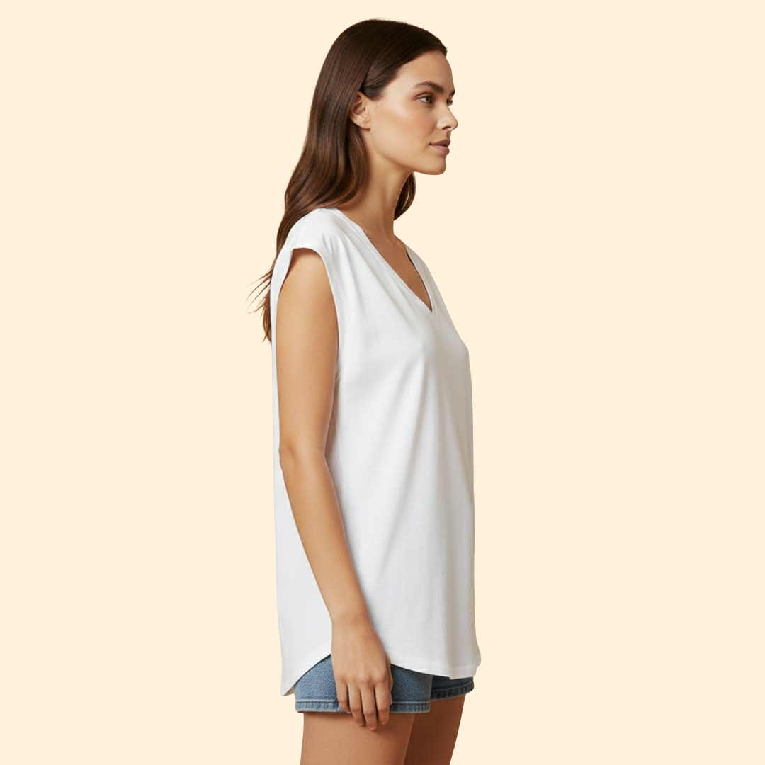Women's Effortless V-neck Tee