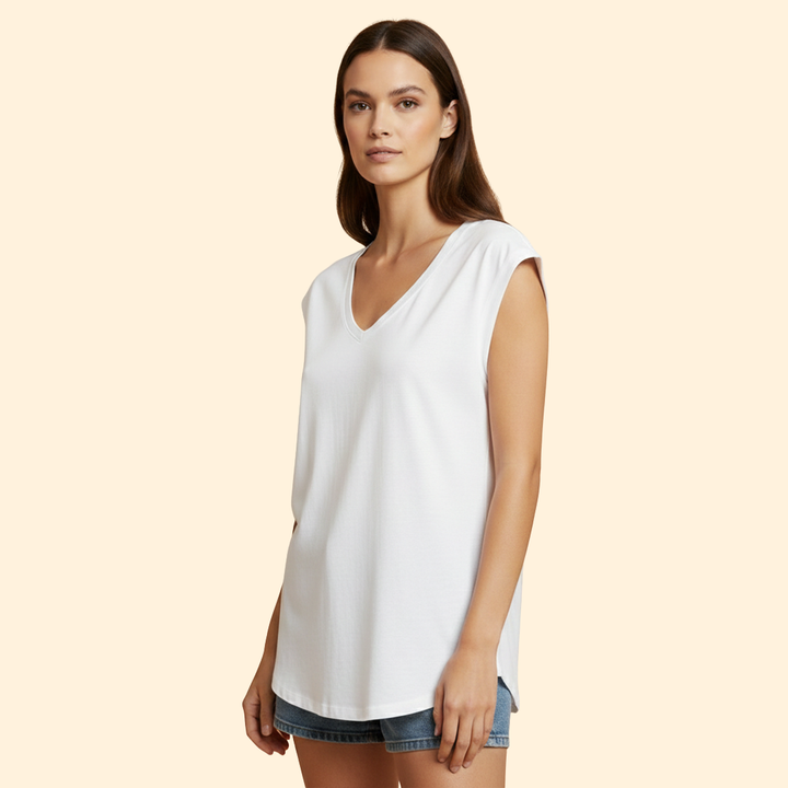 Women's Effortless V-neck Tee