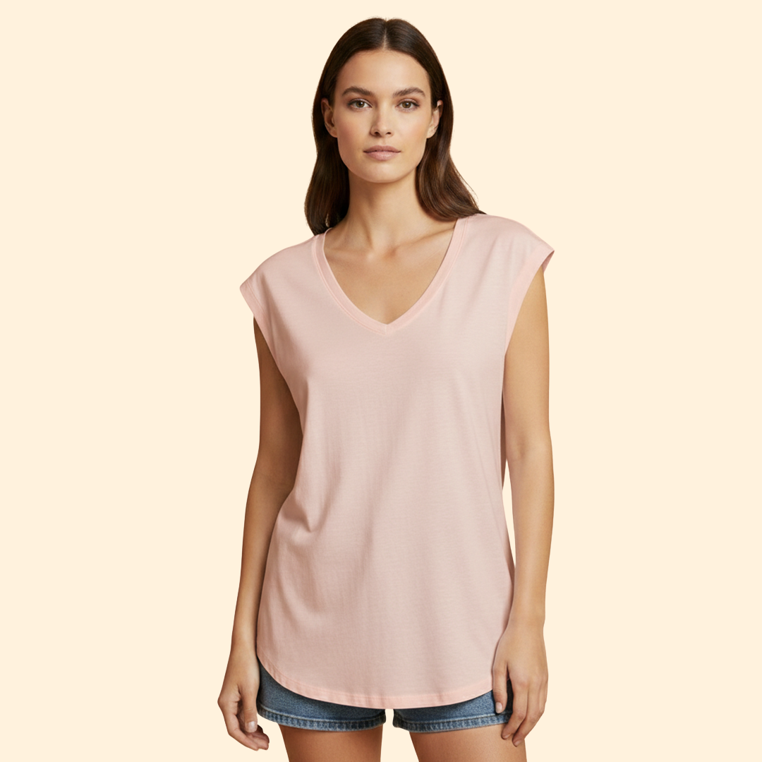 Women's Effortless V-neck Tee