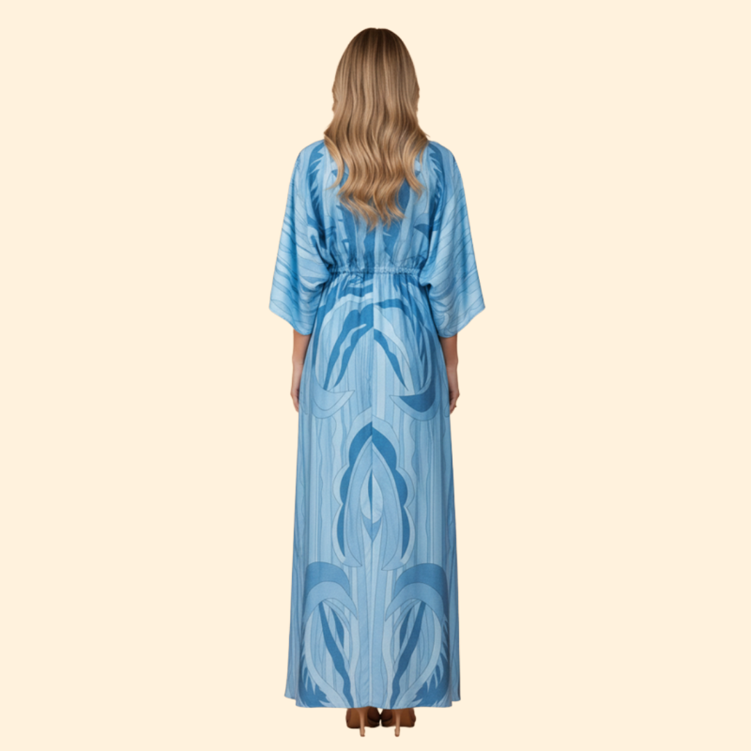 Women’s Elegant Floral Maxi Dress