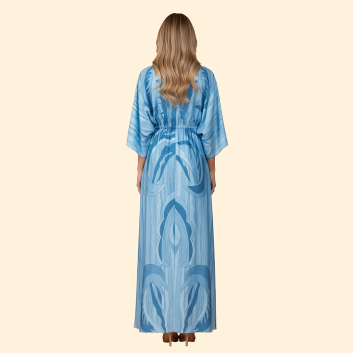 Women’s Elegant Floral Maxi Dress