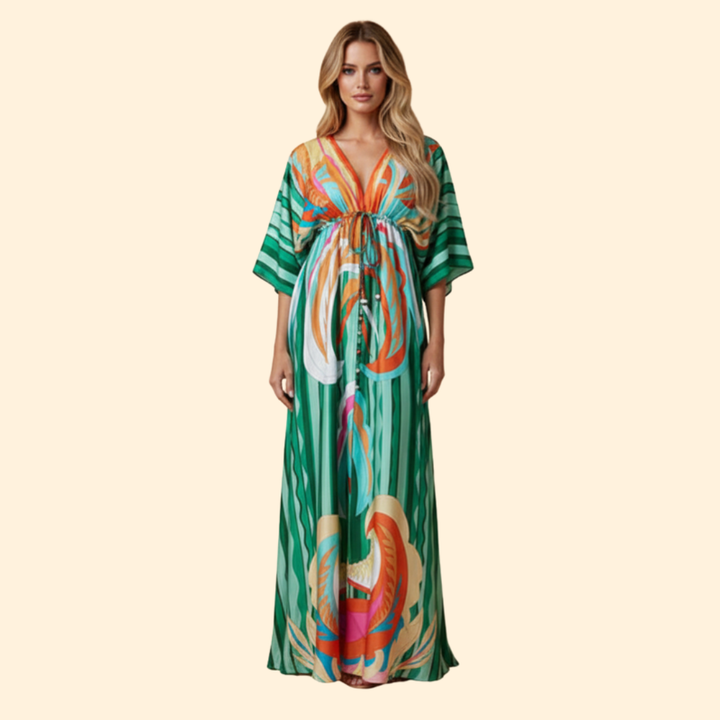 Women’s Elegant Floral Maxi Dress