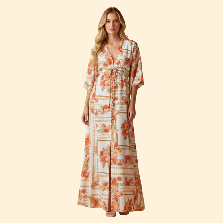 Women’s Elegant Floral Maxi Dress