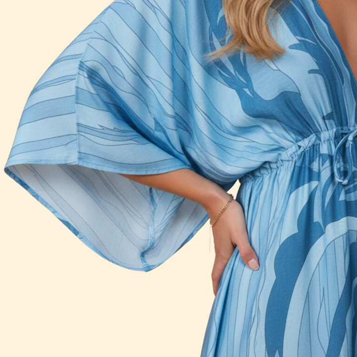 Women’s Elegant Floral Maxi Dress