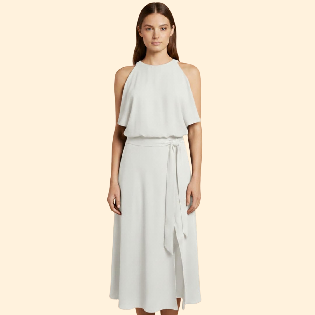 Women’s Elegant Shoulder Cut Dress