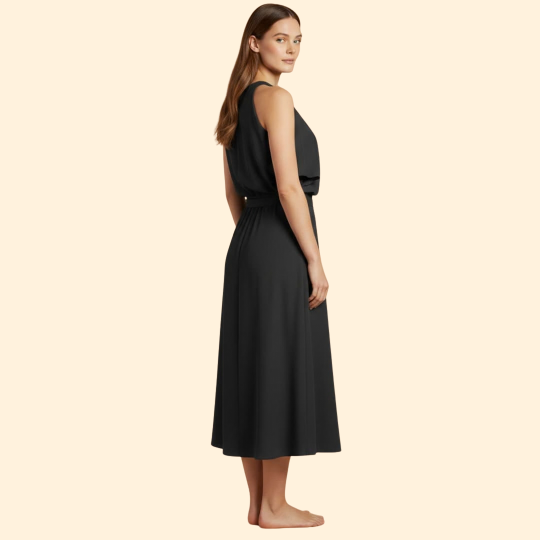 Women’s Elegant Shoulder Cut Dress