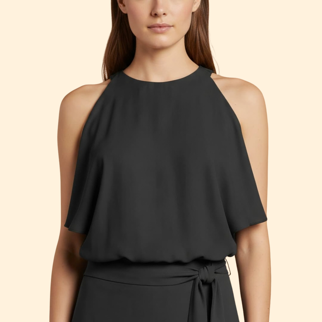 Women’s Elegant Shoulder Cut Dress