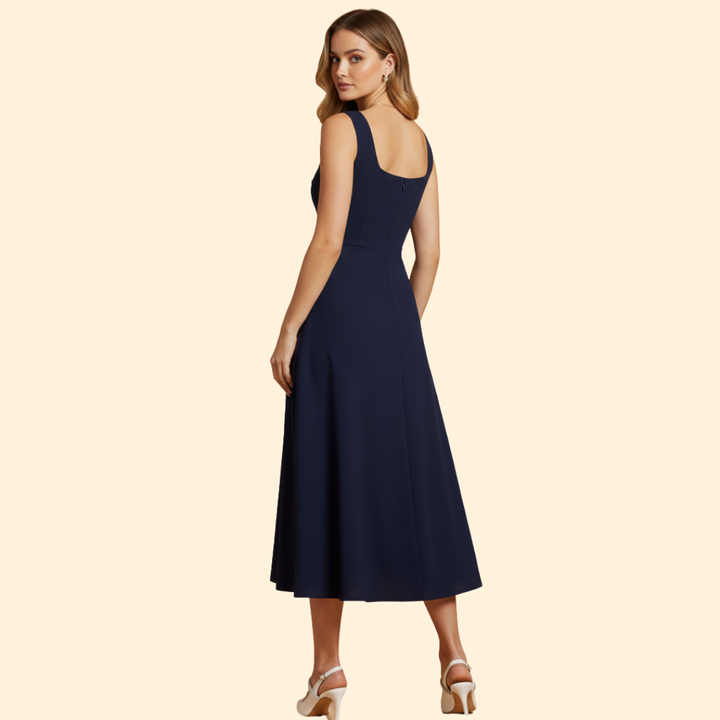 Women's Elegant Sleeveless Midi Dress