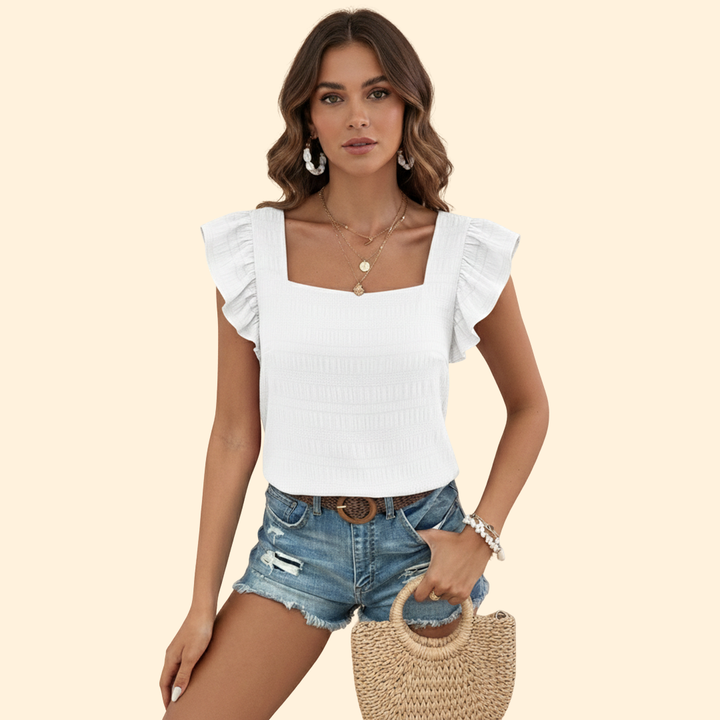 Women's Elegant Square Neck Blouse