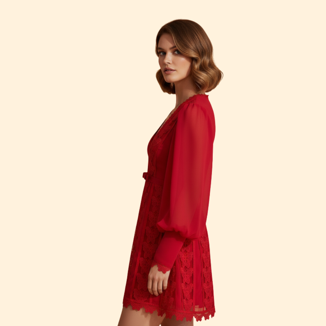 Women’s Elegant V-Neck Dress