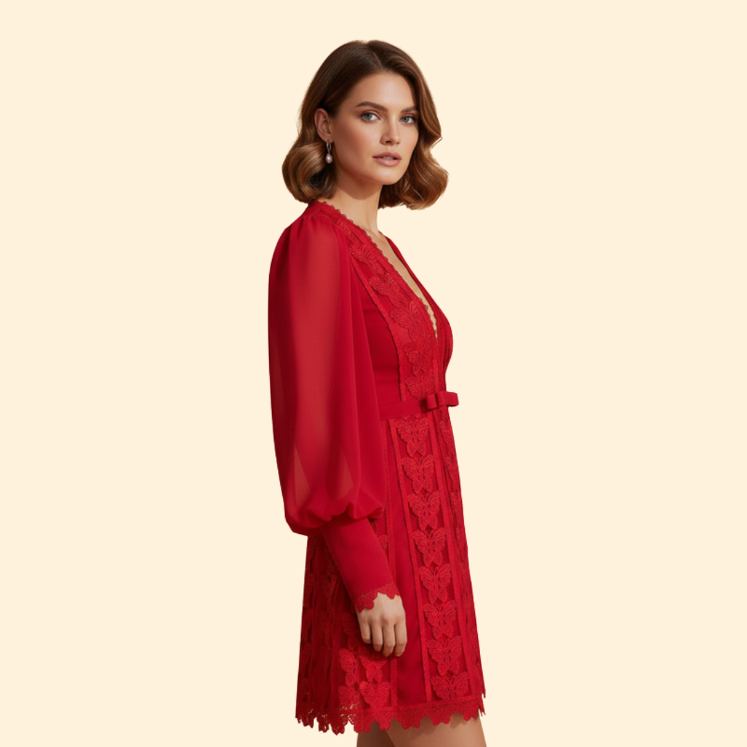 Women’s Elegant V-Neck Dress