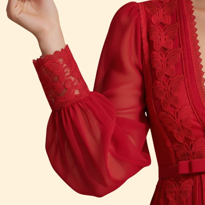 Women’s Elegant V-Neck Dress