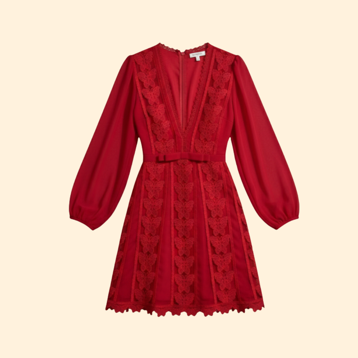 Women’s Elegant V-Neck Dress