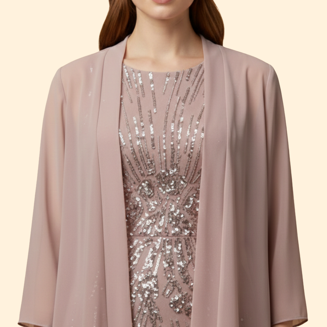 Women’s Embellished Sequin Midi Dress