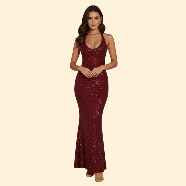 Women's Long Sequin Dress