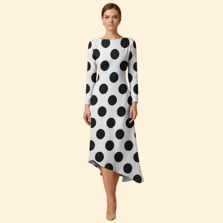Women’s Long Sleeve Print Dress