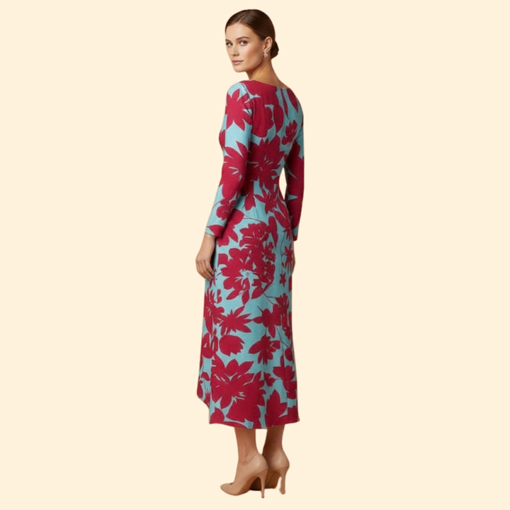 Women’s Long Sleeve Print Dress