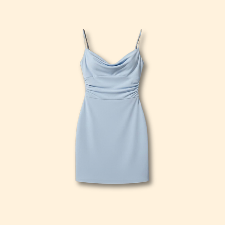 Women’s Mini Dress with Narrow Straps